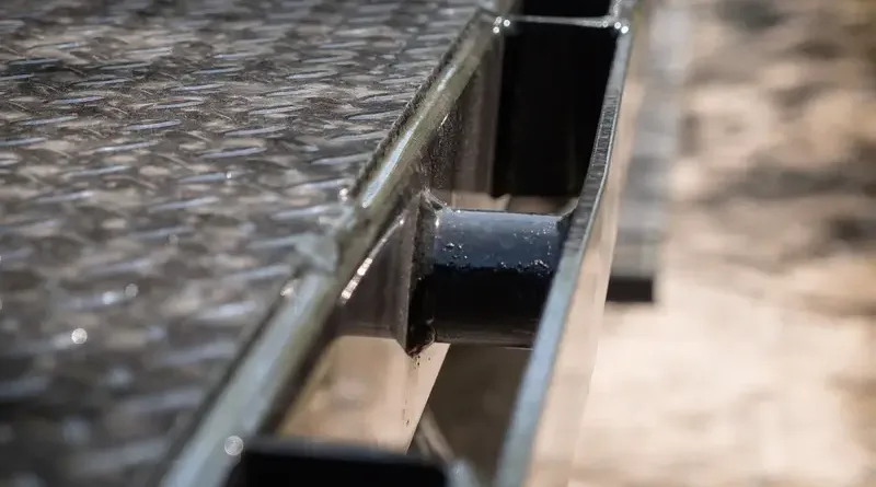 Sure-Trac steel treadplate deck and formed channel frame rails